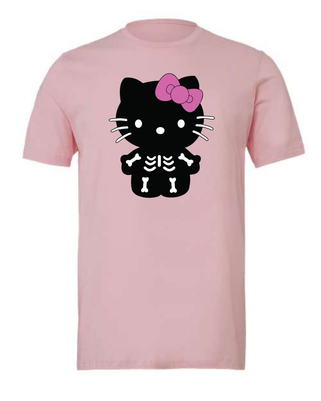 Black Skelly - HK/Pink Bow