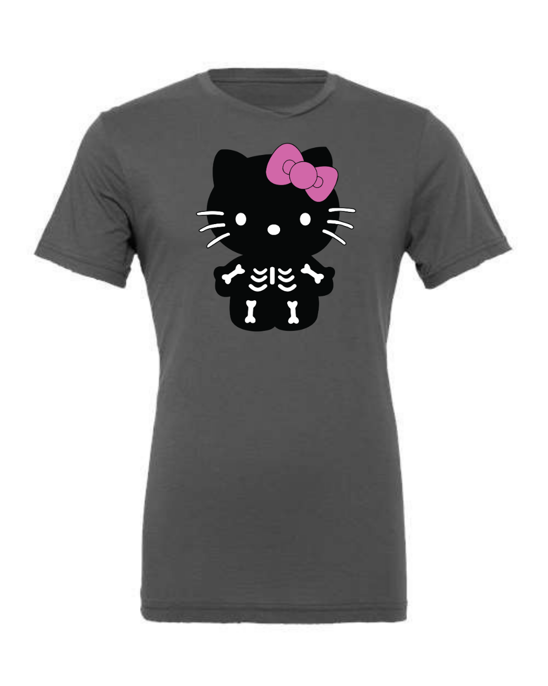 Black Skelly - HK/Pink Bow