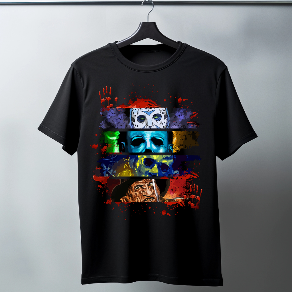 Horror Friends T-shirt- Bloody hands