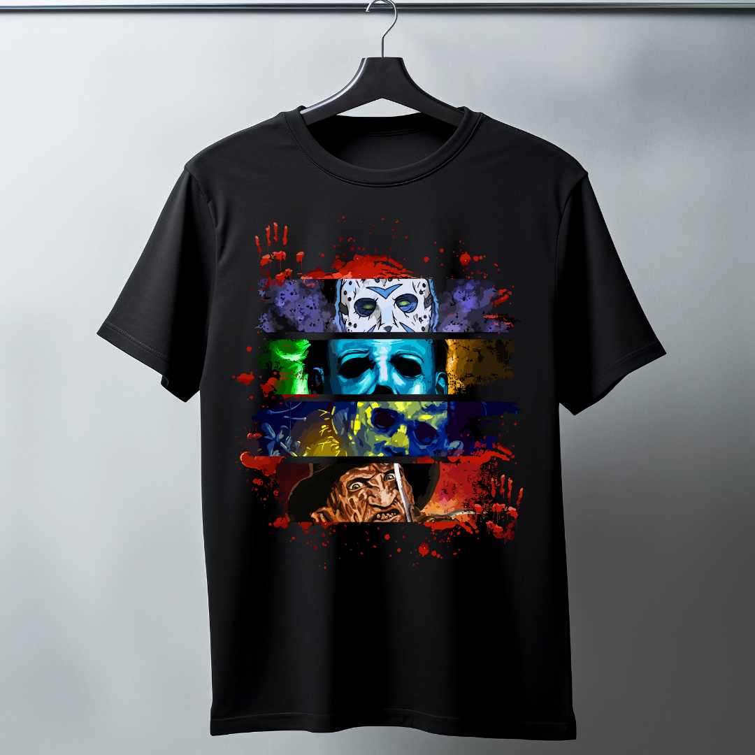 Horror Friends T-shirt- Bloody hands