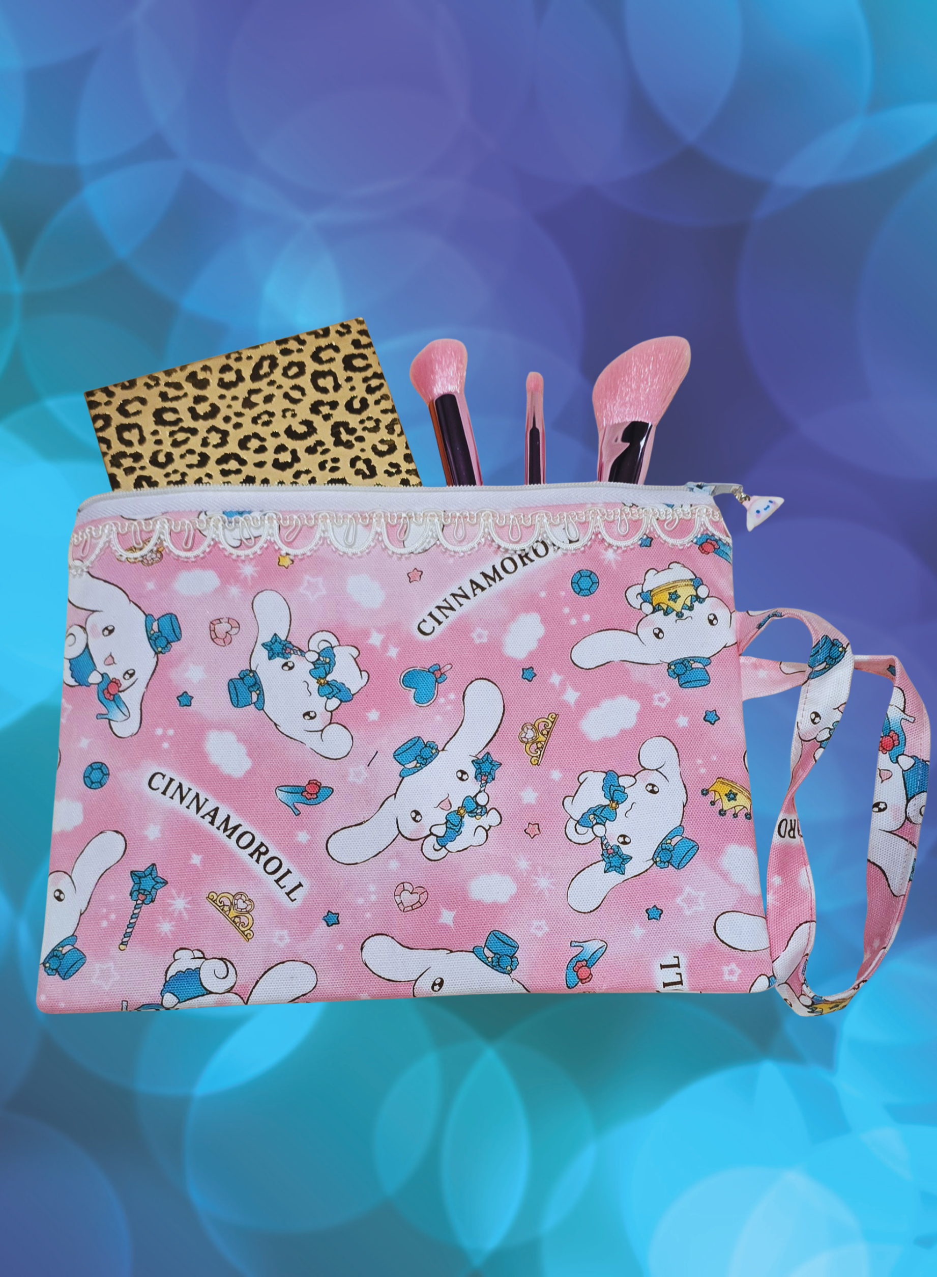 Make-Up bag, Cinamon Roll-pink