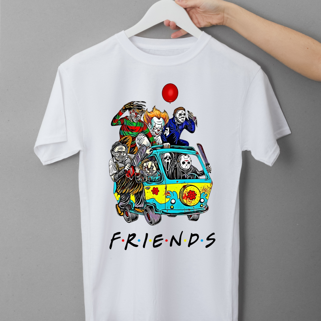 Horror Friends T-shirt- Scob's Van