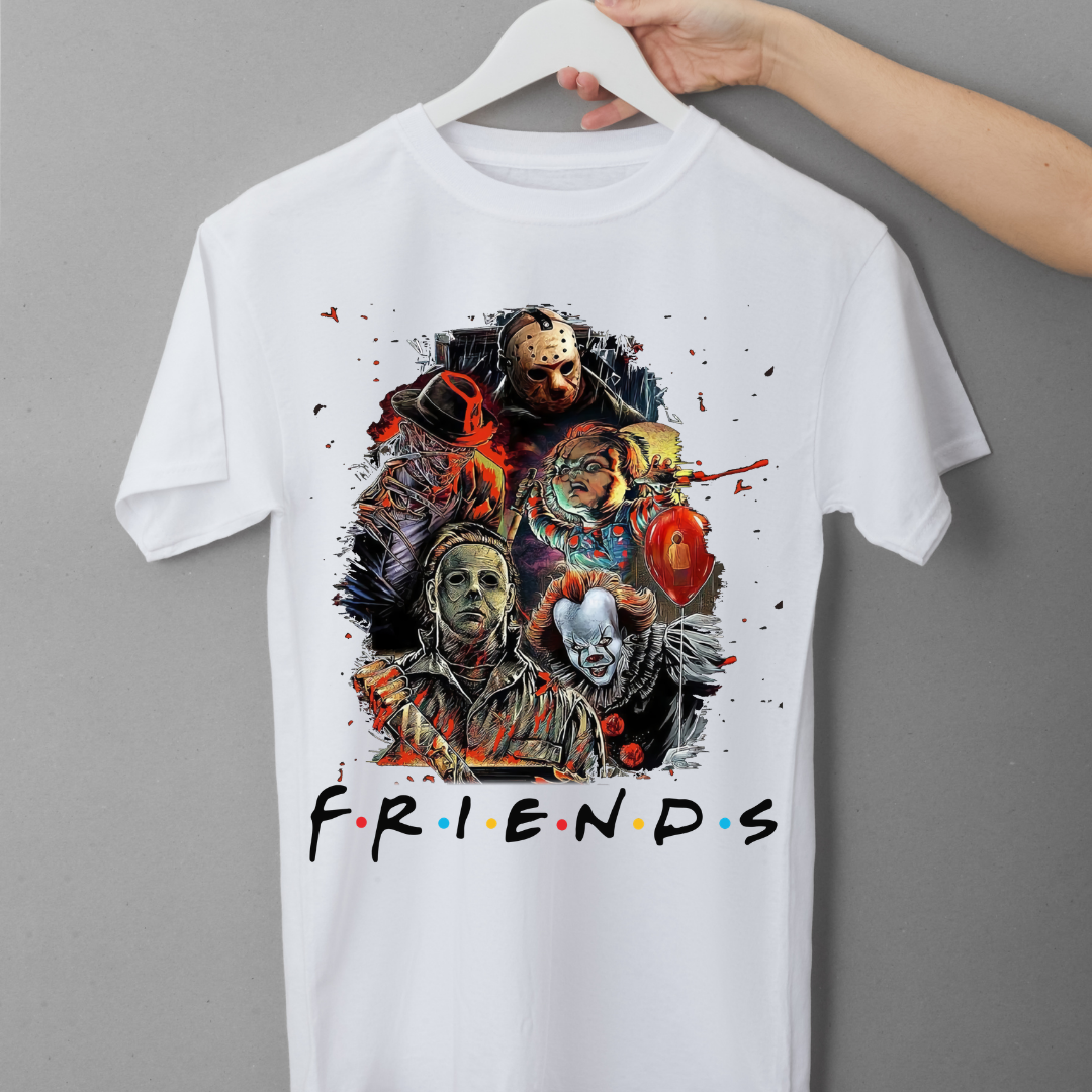 Horror Friends T-shirt- Bloody Ashes