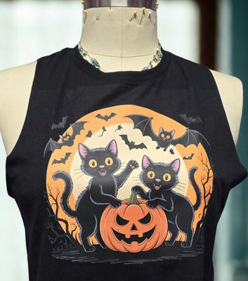 Spooky Cats workout Tank